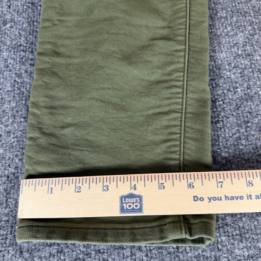 Flint and Tinder Pants Mens 34x30 Green Tapered Fit Casual Chino Stretch - Picture 9 of 10